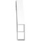 Ekena Millwork 5 1/2-in. W x 32-in. D x 32-in. H Merced Architectural Grade PVC Knee Brace BRCP055X32X32MRC - alternate 3
